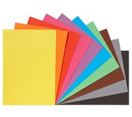 Dekorationskarton A4/A3/A2 220 g 10 farver